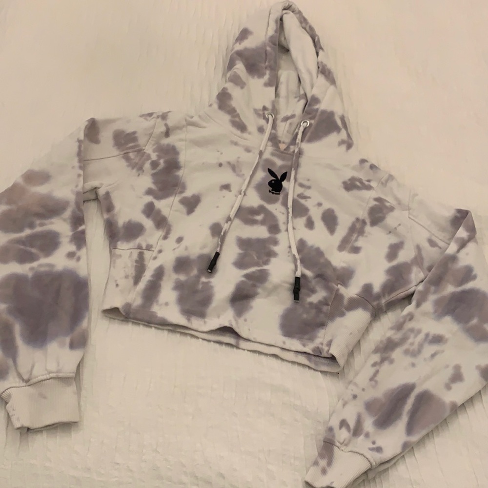 Playboy cropped hoodie